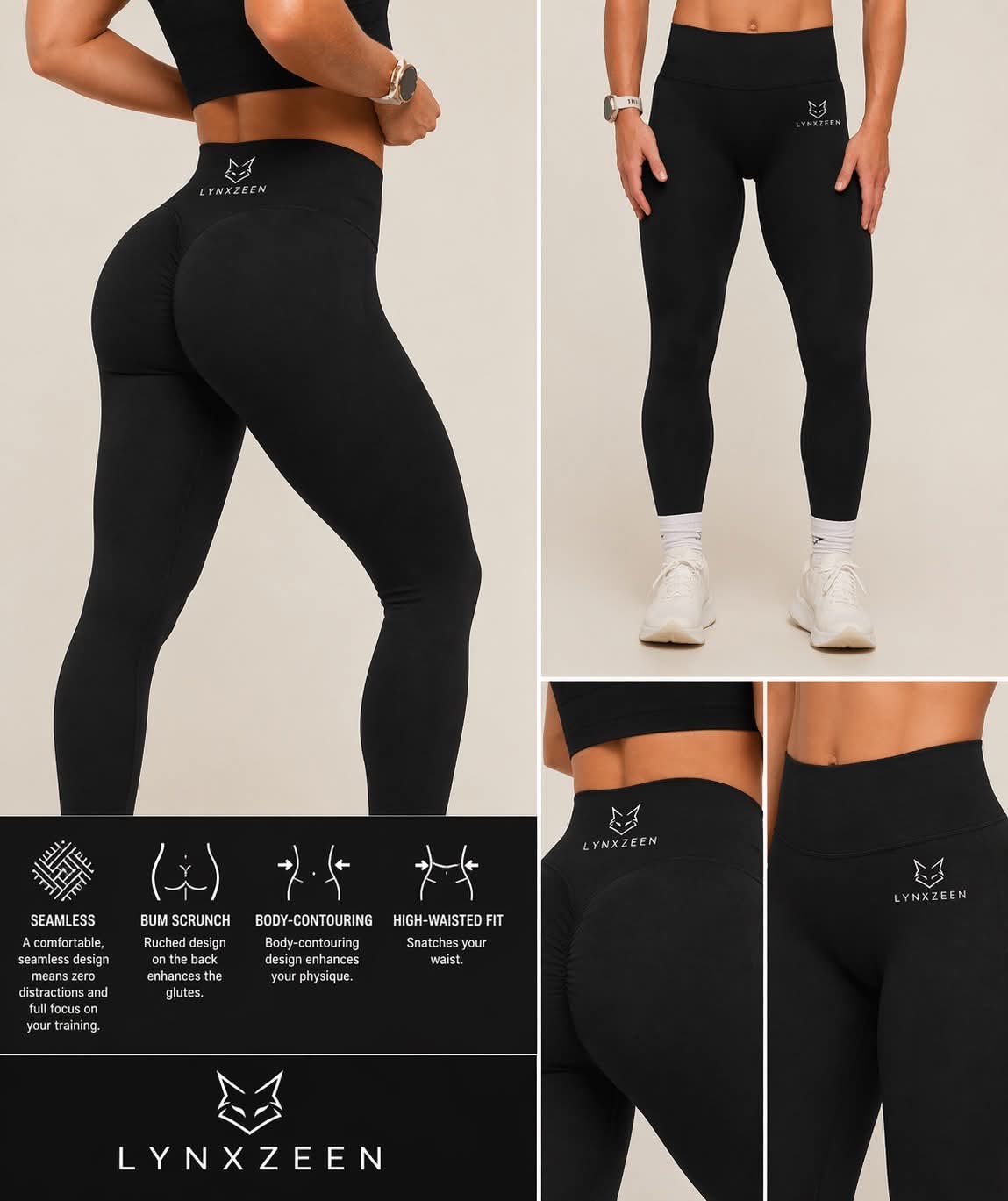 Lynxzeen — Premium Seamless Sportswear Coming Soon